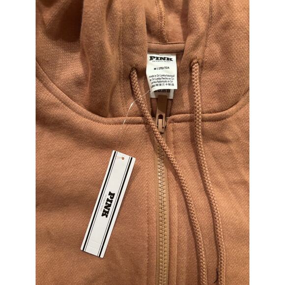 Victoria’s Secret PINK Ski Club Hoodie Jumpsuit – Size M – Tan/Cocoa - Picture 6 of 9